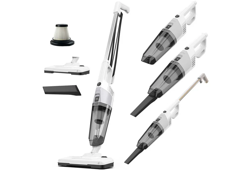 Grafner Stielstaubsauger Staubsauger Stielsauger 2in1 mit Hepa-Filter Handstaubsauger PS11101, 600,00 W, beutellos, 2in1-Funktion