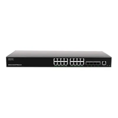 Grandstream GWN7812P 16x GbE 4x SFP+ PoE Switch 128Gbps Schaltkapazität