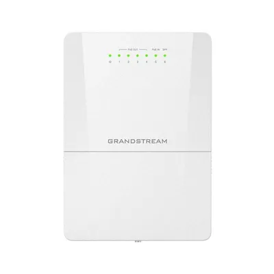 Switch Grandstream GWN7710R 5 Ports Gigabit PoE+ Weiß Lüfterlos