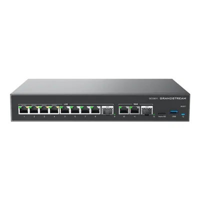 Grandstream GCC6011 Switch 2 SFP 2,5 Gbit/s 10 Gigabit Ethernet 4 PoE VPN Firewall IP-Telefonanlage