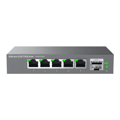 Grandstream GWN7700M 5-Port 2,5G Ethernet Plug-and-Play Kompakt-Switch