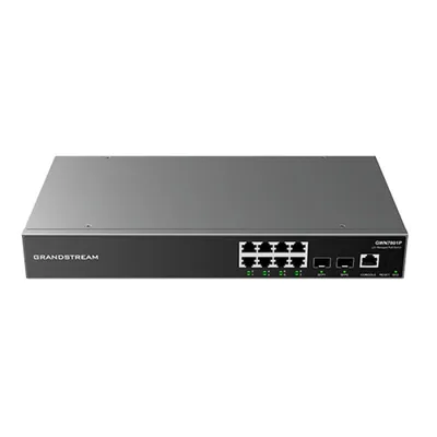 Grandstream GWN7801 Managed Switch L2+ 8 Gigabit-Ethernet-Ports + 2 SFP-Ports