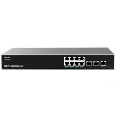 Grandstream Networks GWN7811 8-Port Managed L3 Gigabit Rackmount Switch