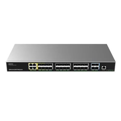 Grandstream GWN7831 24-Port Gigabit Layer 3 PoE Sicherheits-Rack-Switch