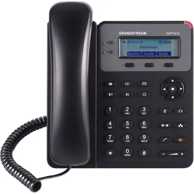 GrandStream GXP1610 VoIP-Telefon, Schwarz
