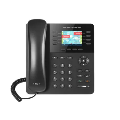Grandstream GXP2135 IP-Telefon, 8 Leitungen, 2000 Einträge, 2,8 Zoll TFT, Schwarz