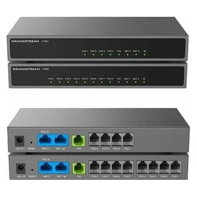 Grandstream Routeur adaptateur SIP 8 FXO 2 Ethernet Giga