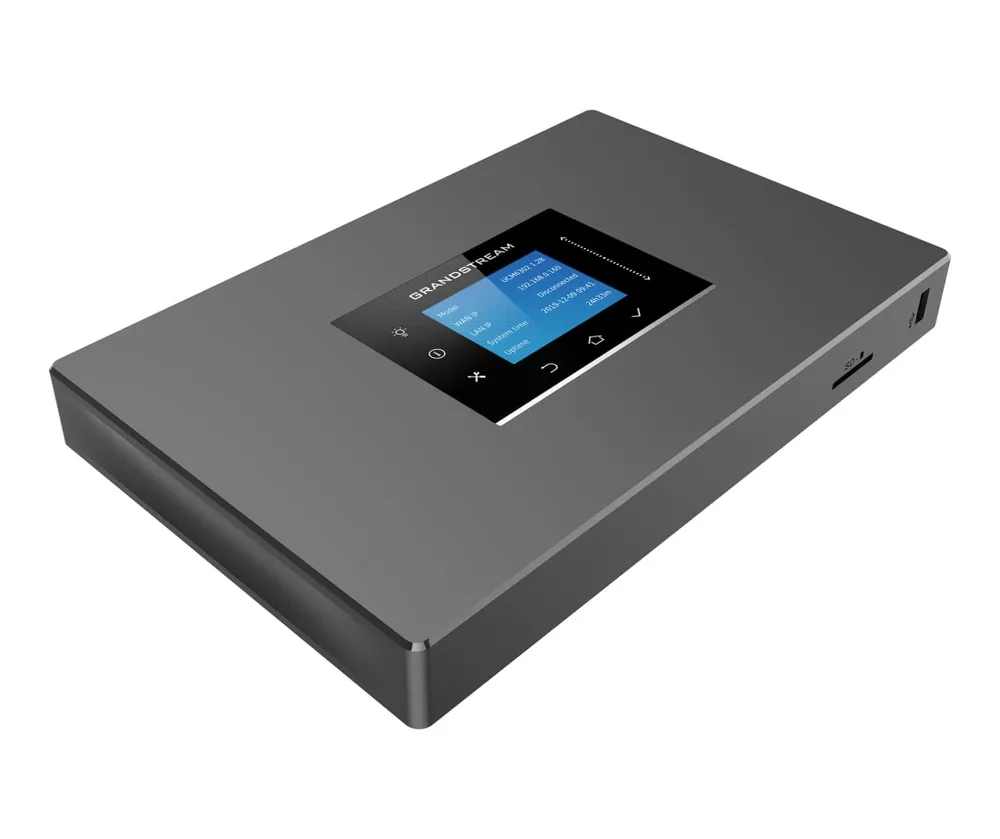 Grandstream Networks UCM6300A PBX 250 Ethernet-Benutzer Grau LCD-Display