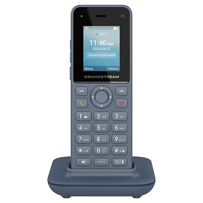 Grandstream Networks WP816 Blaues schnurloses IP-Telefon mit 2 WLAN-Leitungen und Dual-TFT-Display