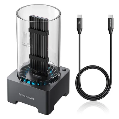 Dockingstation Graugear G-M2DK-U4-40G SSD M.2 NVMe USB 3.2 Gen 2 Lufter