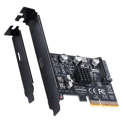 Controller-Karte Graugear G-PCI-C-20G USB-C 20G Kompakt und Leicht