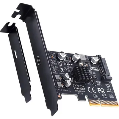 Controller-Karte Graugear G-PCI-C-20G USB-C 20G Kompakt und Leicht