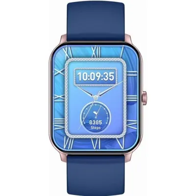 Gravity GT36-4 Bluetooth GPS 1,85" Rose Gold Blau IP68 Pulsmesser