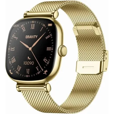 Gravity GT32-2 Bluetooth 1,7" Gold Einheitsgröße IP68 Herzfrequenzmesser Schlafmonitor