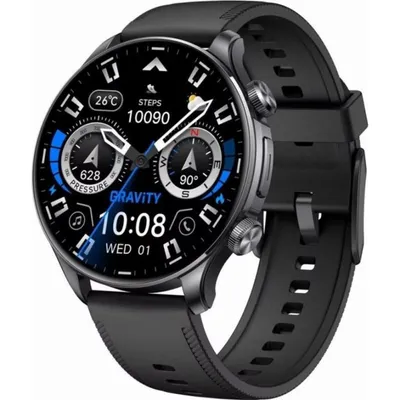 Gravity GT35-2 Bluetooth GPS 1,6" Schwarz Einheitsarmband Pulsuhr GPS