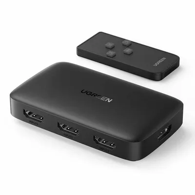 Ugreen CM332 3-Port HDMI Splitter Schwarz