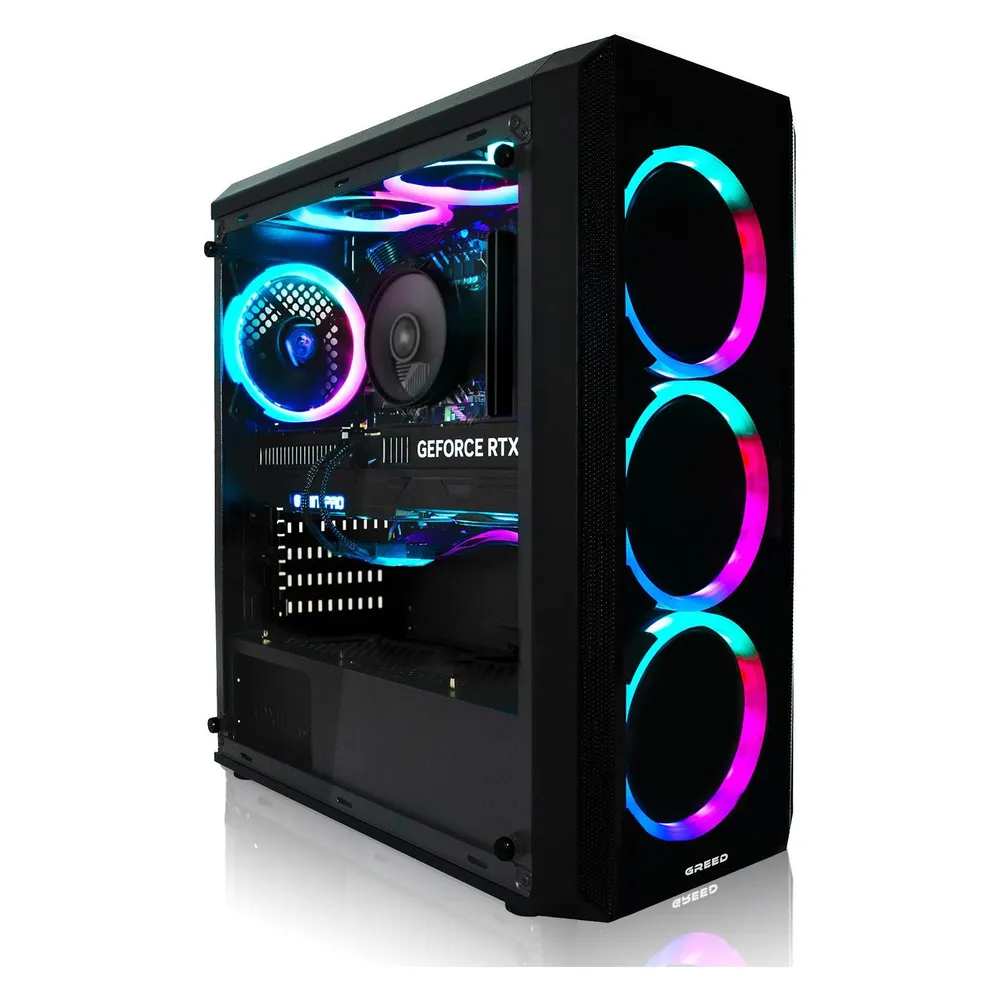 Desktop-PC GREED MK2 Intel Core i5 12400F 32GB 512GB SSD RTX 5050 Windows 11 Pro