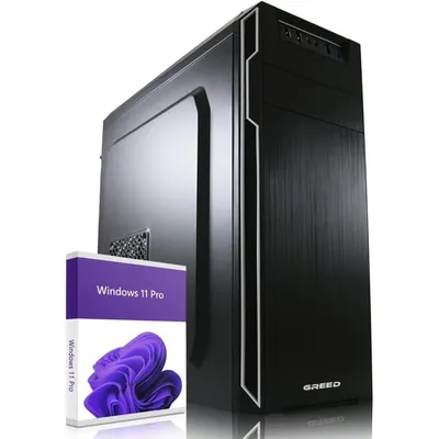 GREED Multimedia-Desktop-PC 7 Intel Core i7-4790 16GB 240GB SSD 1TB HDD WLAN Windows 11 Pro