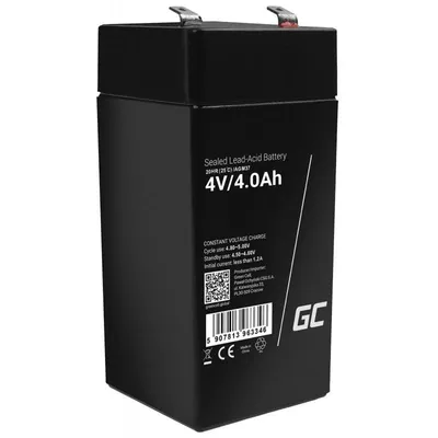 Batterie Green Cell AGM37 4000 mAh 4 V VRLA Schwarz Kompakt