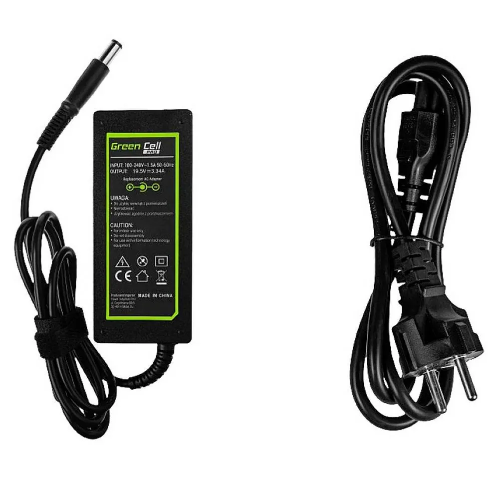 Green Cell 19.5V 3.34A 65W Netzteil für Dell GC-AD07AP Notebook-Netzteil