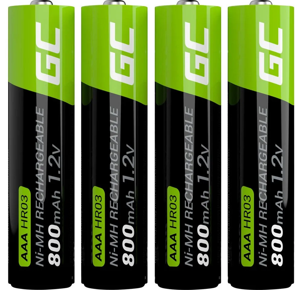 Green Cell Green Cell HR03 Micro (AAA)-Akku NiMH 800 mAh 1.2 V 4 St. Batterie