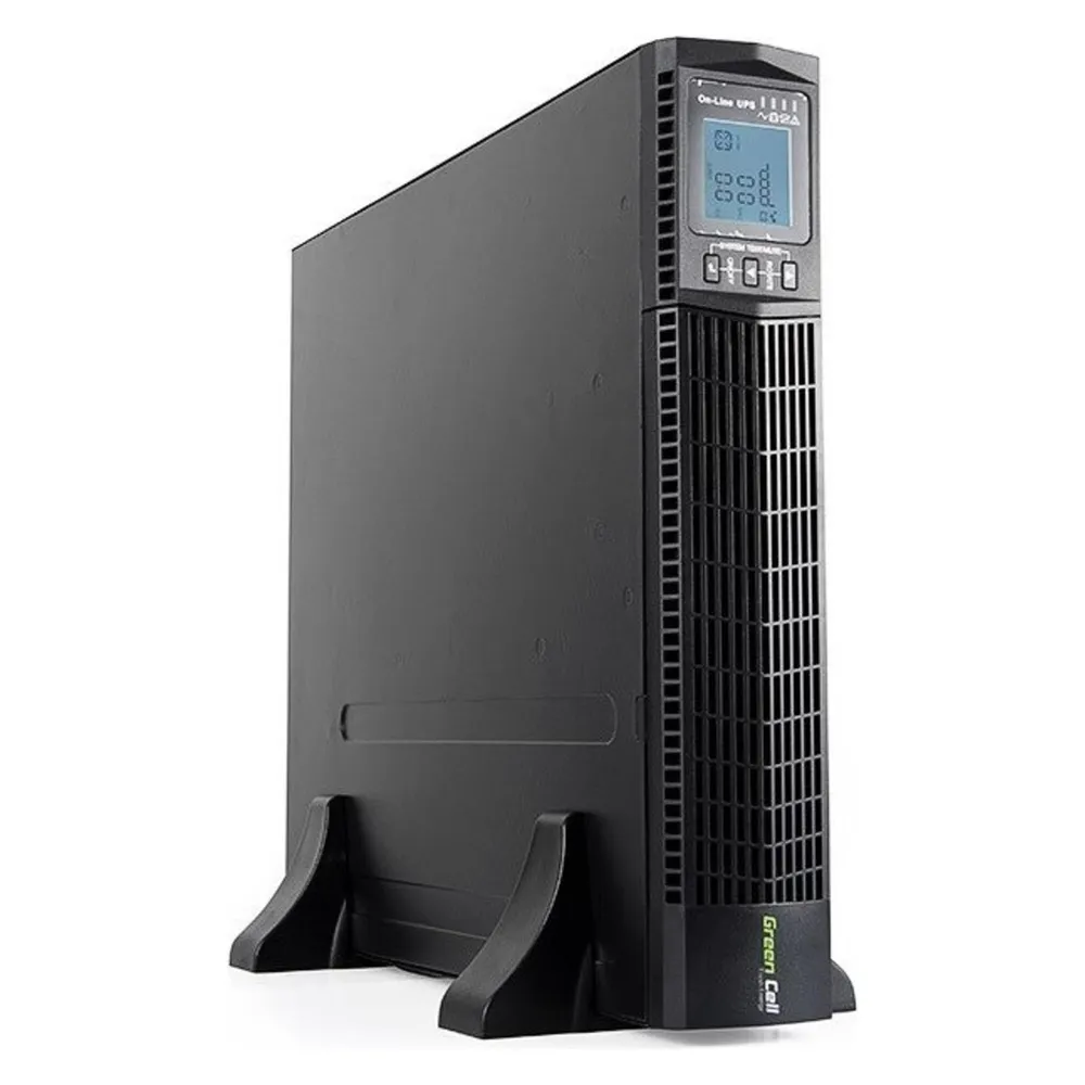 Sai Green Cell 2000 VA Bleiakku Online Rack Überlastschutz 6 IEC-Ausgänge