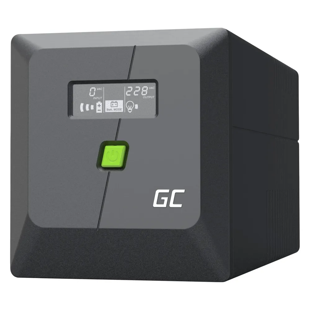Sai Green Cell 1kVA Blei-VRLA-Batterie 10 Minuten USB Pseudo Sinuswelle
