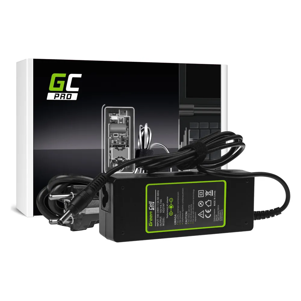 GreenCell AD27AP - Notebook - Indoor - 100 - 240 V - 50 - 60 Hz - 90 W - 19 V