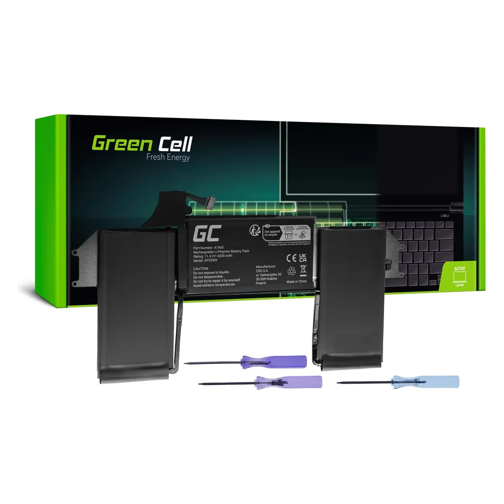 GreenCell Laptop Battery A1965 for Apple MacBook Air 13 A1932 A2179 (2018, 2019, 2020)