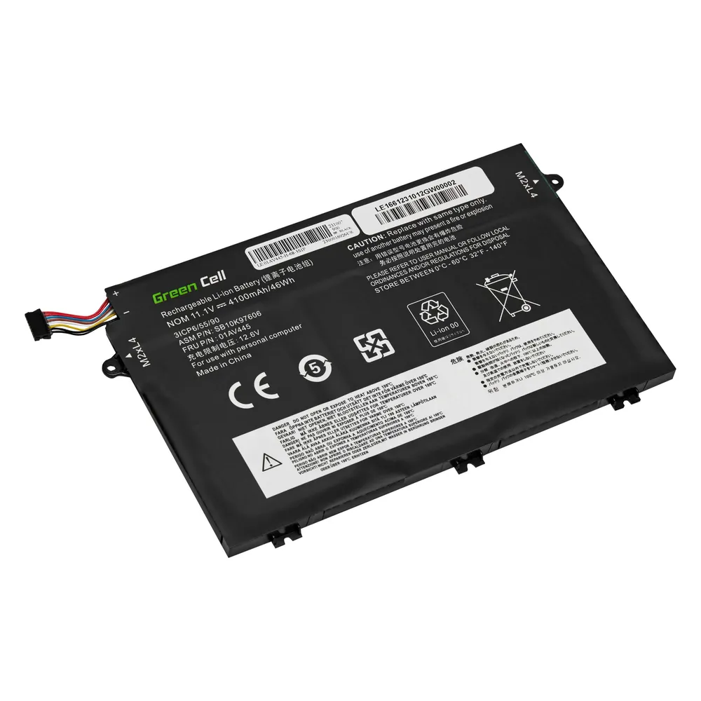 GreenCell Laptop Battery for Lenovo ThinkPad E480 E485 E490 - 4100 mAh