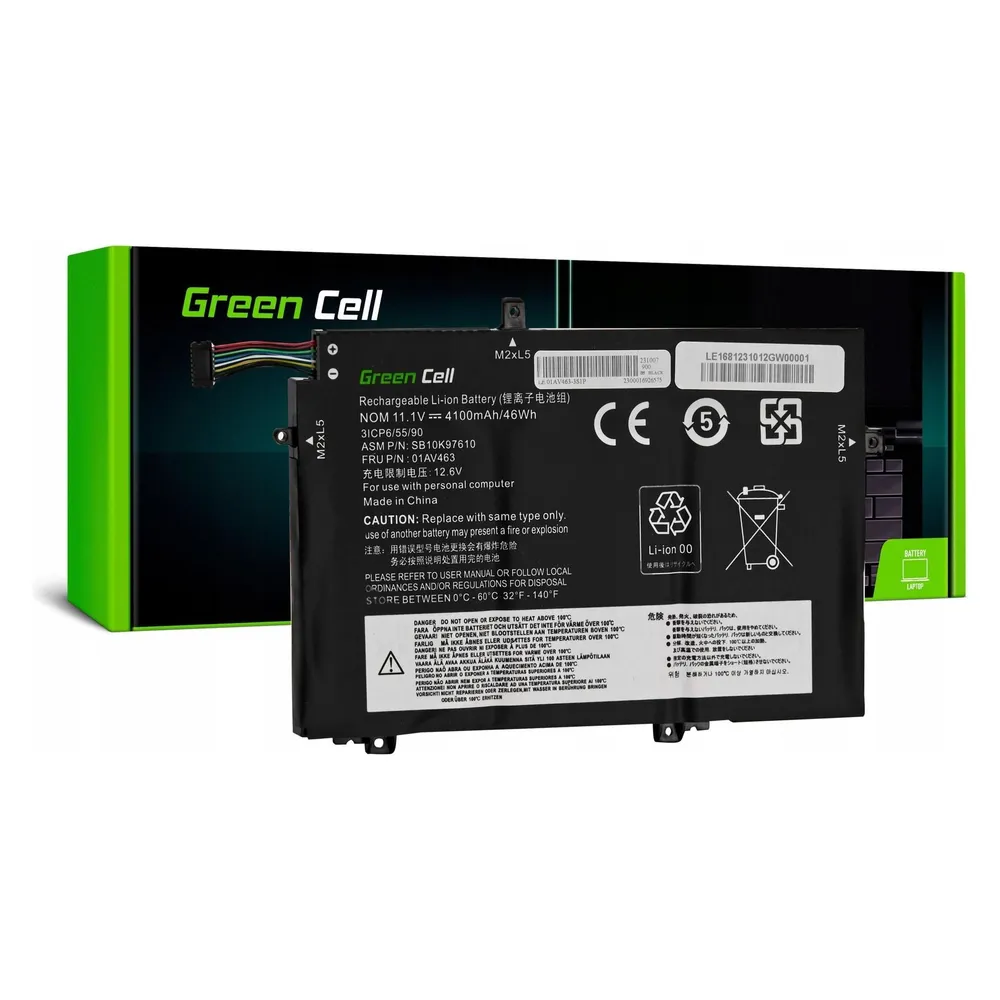 GreenCell Battery 3P52 for Lenovo ThinkPad 580 L14