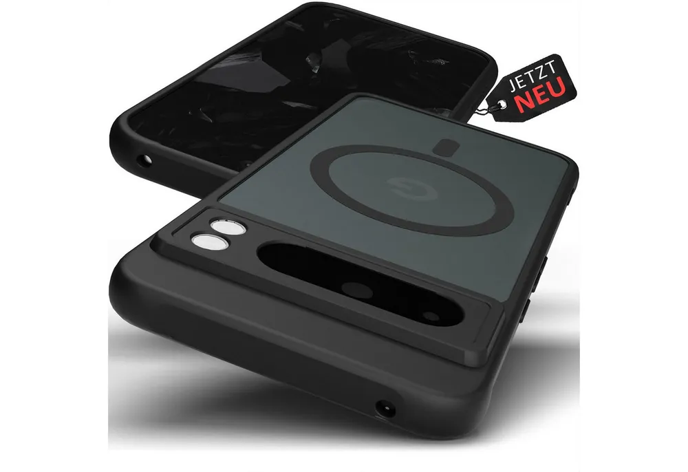 GreenHec Handyhülle Hülle Google Pixel 10 9 8 7 6 Pro XL MagSafe Case 9a 10a Magnet Schutz 7 Zoll, Cover Schwarz Magnetisch Handyhülle Pixelsnap Black Stoßfest Dünn Matt