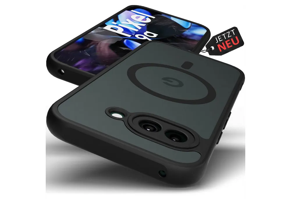 GreenHec Handyhülle Hülle Google Pixel 10 9 8 7 6 Pro XL MagSafe Case 9a 10a Magnet Schutz 7 Zoll, Cover Schwarz Magnetisch Handyhülle Pixelsnap Black Stoßfest Dünn Matt