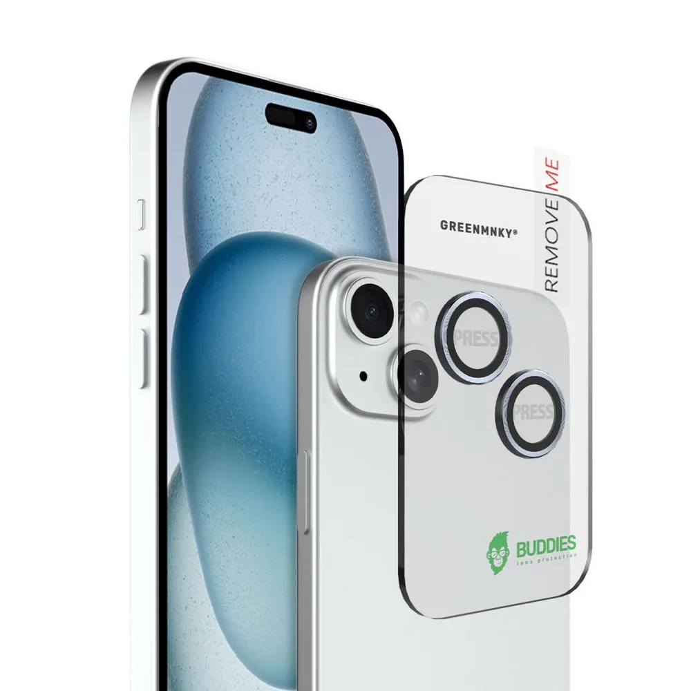 BUDDIES für iPhone 15/15 Plus, Light Blue