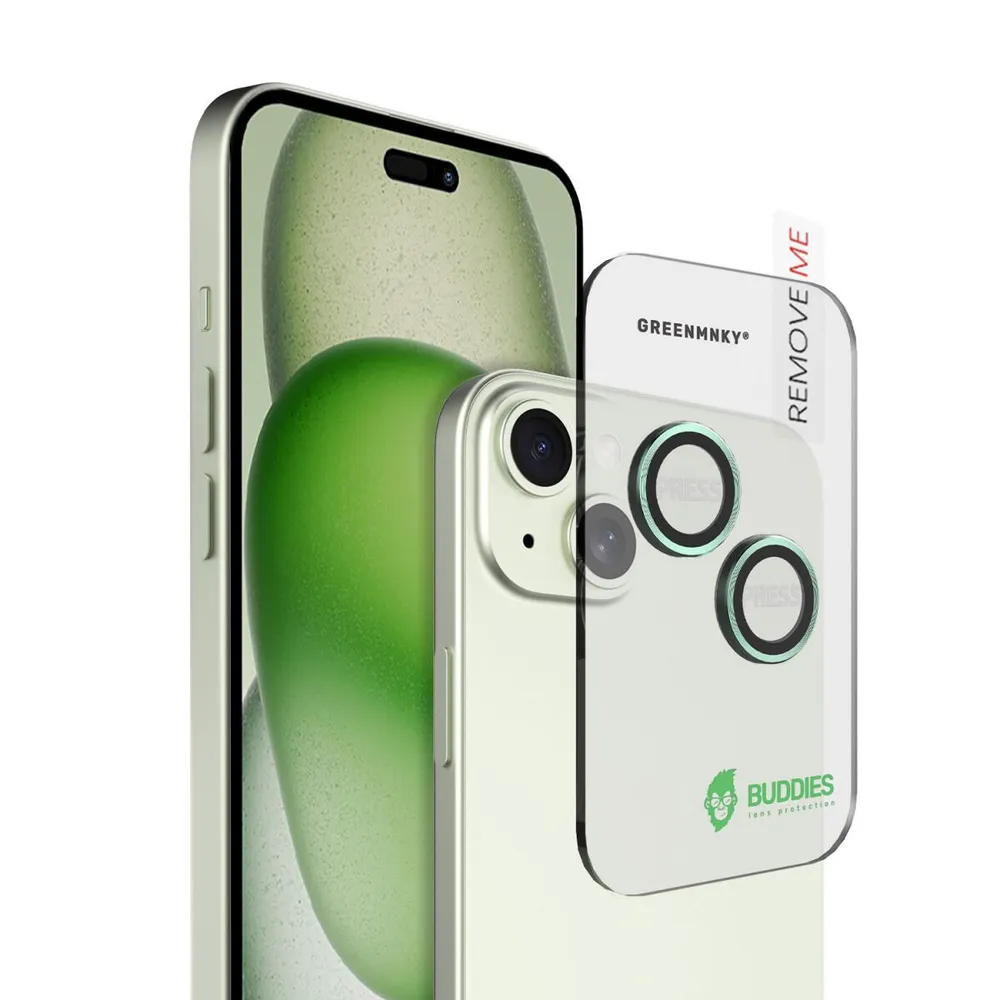 BUDDIES für iPhone 15/15 Plus, Mint Green