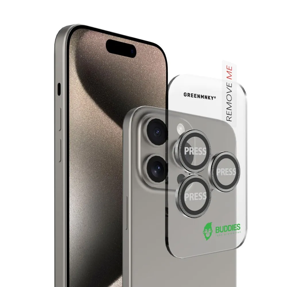 BUDDIES für iPhone 15 Pro/15 Pro Max, Titanium