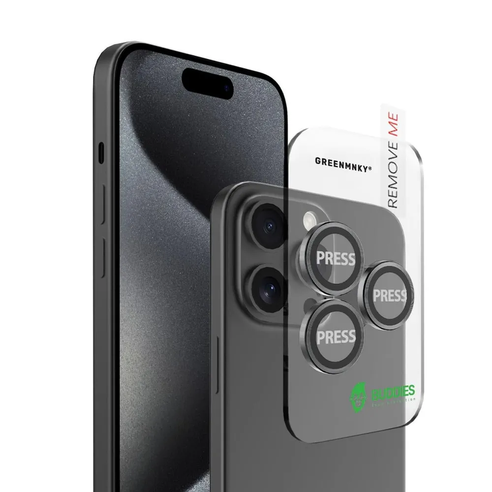 BUDDIES für iPhone 16 Pro/16 Pro Max, Schwarz