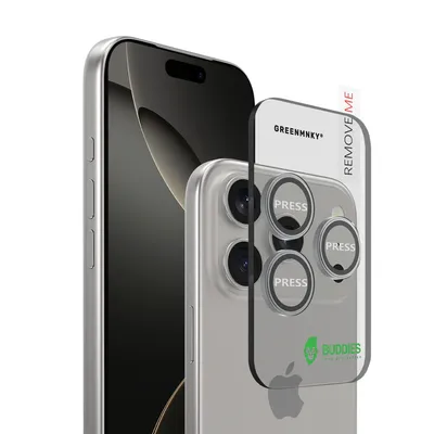 BUDDIES für IPhone 17 Pro / 17 (Grey) Schutzglas