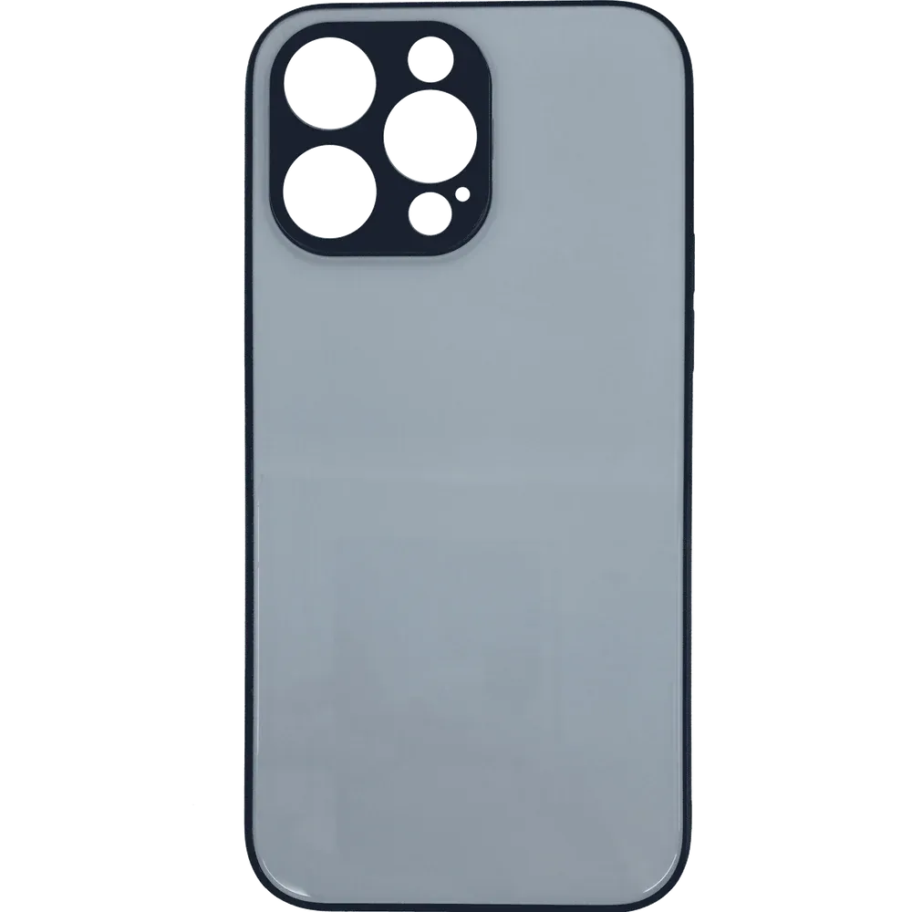 Sublimation Case für Apple iPhone 14 Pro Max, Schwarz + Glas