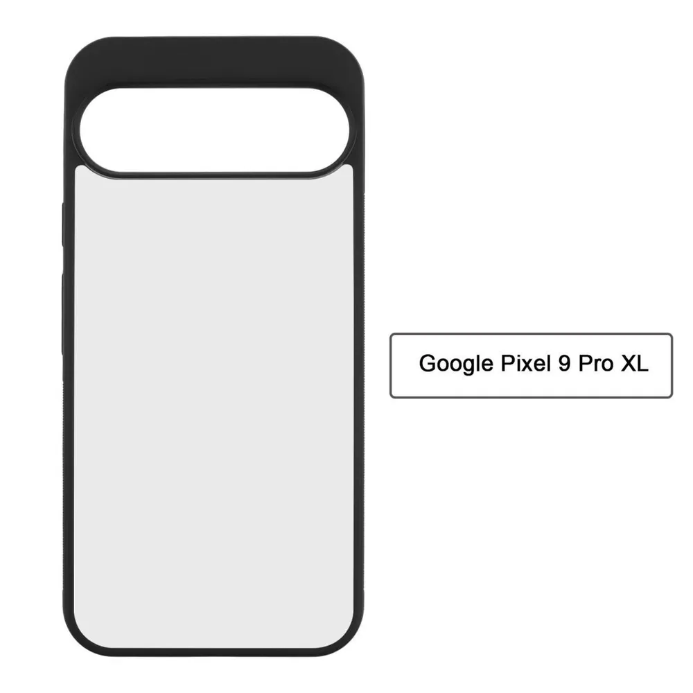 Sublimation Case für Google Pixel 9 Pro XL, Schwarz + Glas