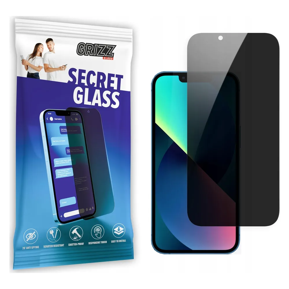 Grizz Glass GrizzGlass Szkło prywatyzujące GrizzGlass SecretGlass Apple iPhone 13 mini