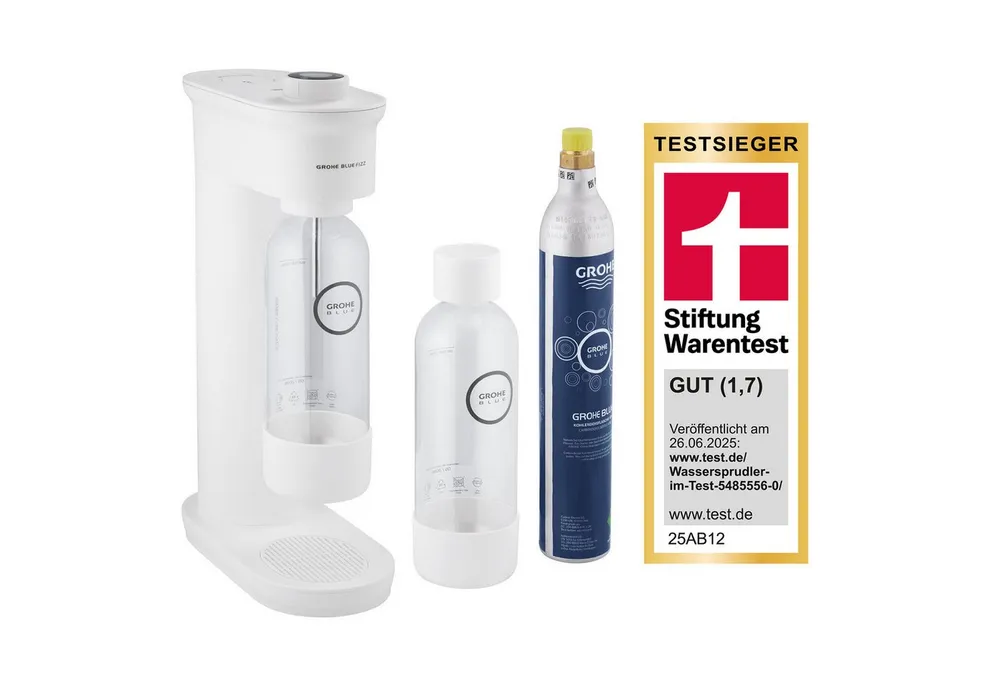 Grohe Wassersprudler Blue Fizz Wassersprudler, Advanced Couple Set, weiß (31946L00)