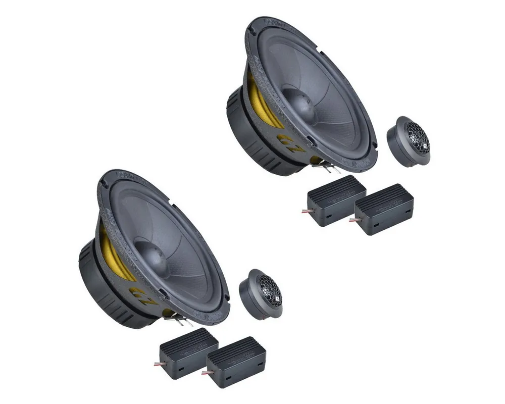 Ground Zero GZIC 165.2 16cm Komponenten-Lautsprechersystem Auto-Lautsprecher (100 W)