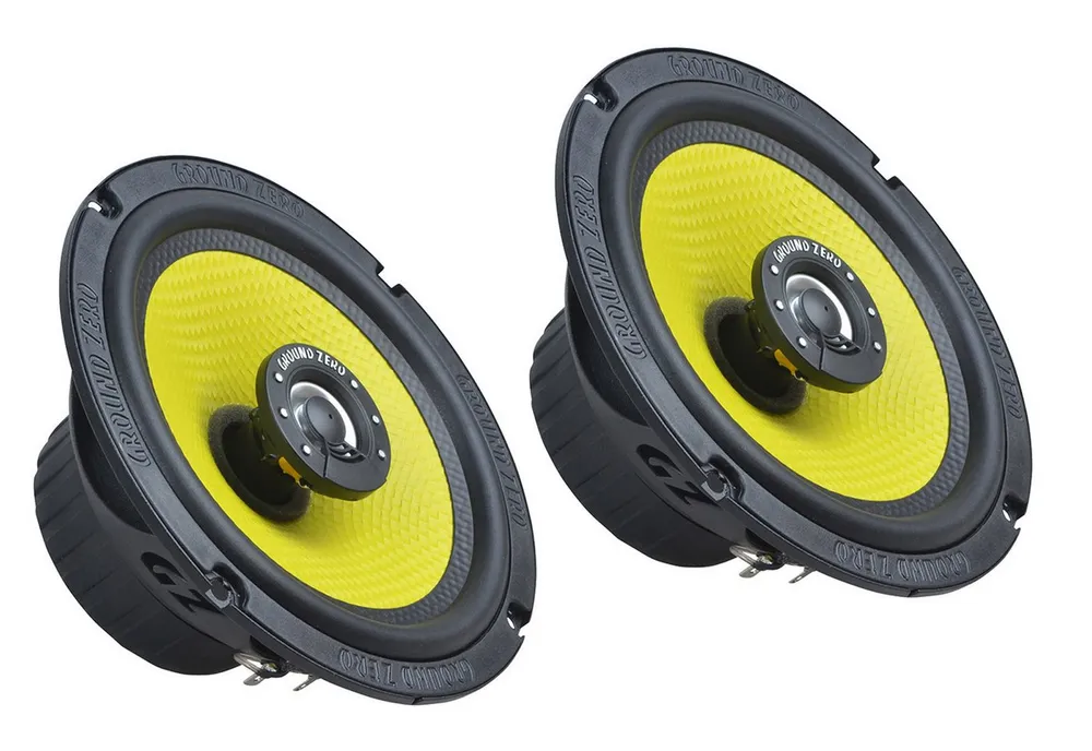 Ground Zero GZTF 6.5X, 165 mm 2-Wege Koaxial-Lautsprechersystem Auto-Lautsprecher (90 W)