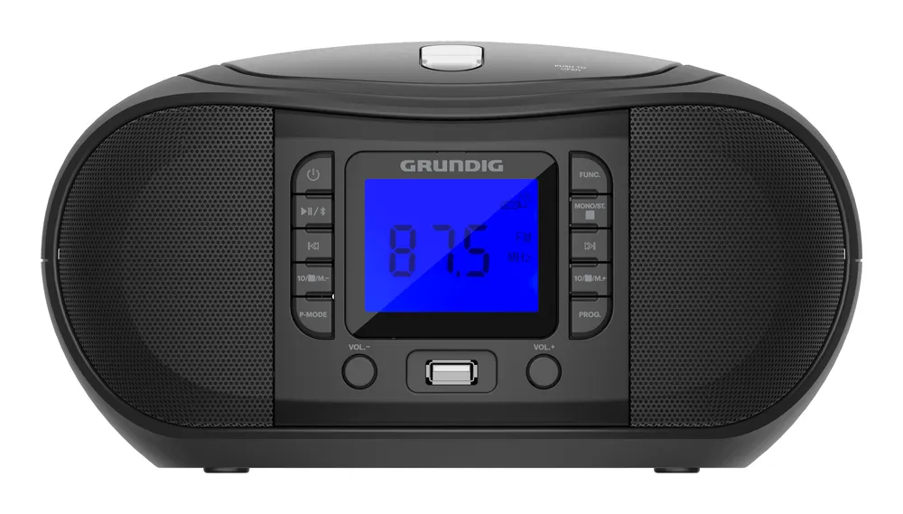 GRB 3500 Schwarz Radiorekorder mit CD-Spieler