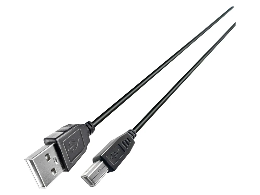 GRUNDIG USB-Anschlusskabel, 2.0, 2 m, USB-A / USB-B