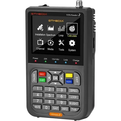 Satellitenfinder V8 Finder2 3,5-Zoll HD LCD HDMI/AV DVB-S2X tragbare Tasche