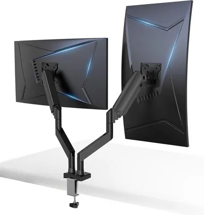 GTPLAYER Monitor-Halterung monitor arm monitorhalter für 13 bis 32 Zoll Bildschirme, Hält 2~10 kg, (2-tlg)