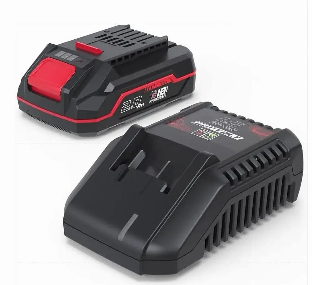 Güde GÜDE Starterset Ladegerät + 18V E³ Systemakku 2.0 Ah LGAP 18-3020 P Akku Starter-Set
