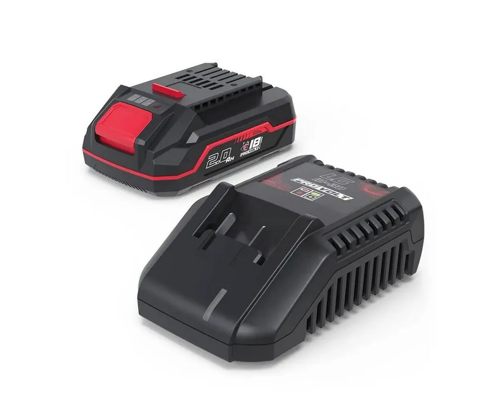 Güde LGAP 18-3020 P Akku Starter-Set (18 V), Battery-Management-System, Ladezustandsanzeige